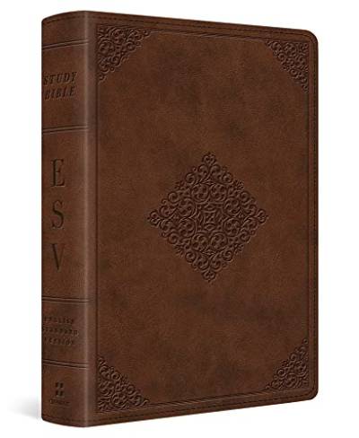 ESV Study Bible: English Standard Version, Saddle, TruTone, Ornament Design, Personal Size von Crossway Books